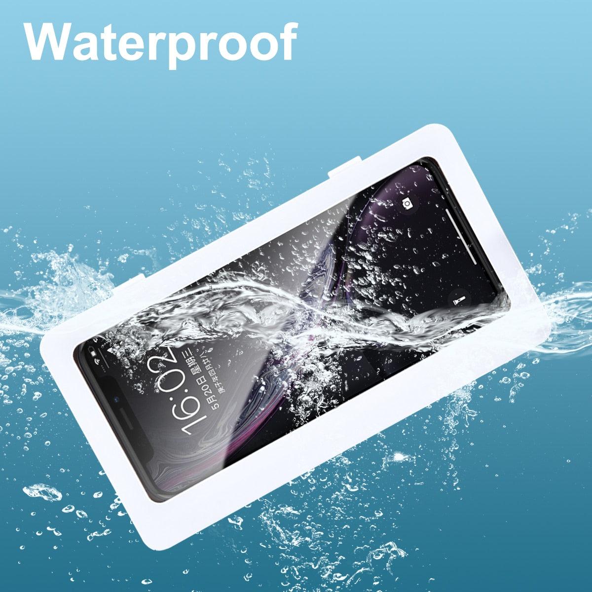 White Phone Holder Waterproof Phone Case Bathroom Shower Phone Holder Stevvex White Phone Holder Waterproof Phone Case Bathroom Shower Phone Holder Stevvex