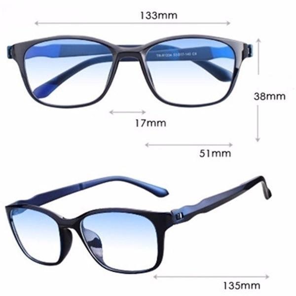 Men Stylish And Luxury Anti Blue Rays Eyeglasses Reading Eye Protection Glasses Antifatigue Computer Eyewear With Diopter +1.5 +2.0 +2.5 +3.0 +3.5 +4.0