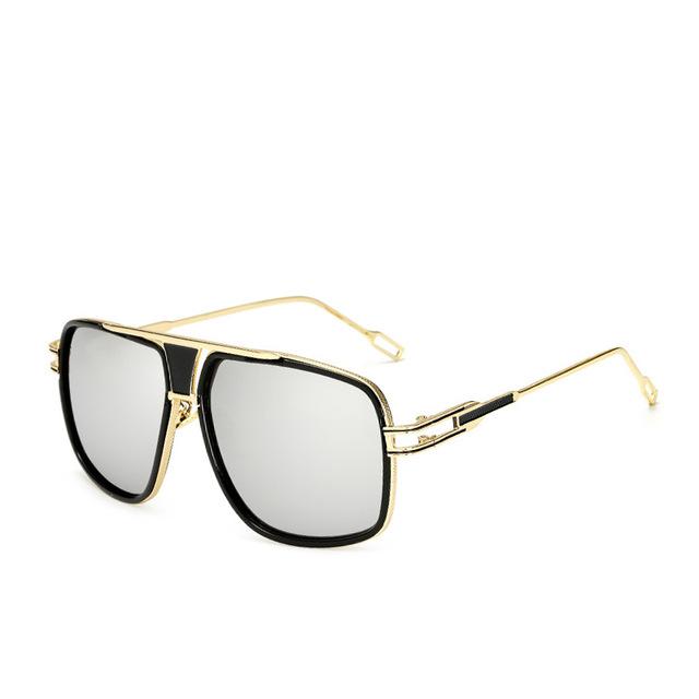 NEW Elegant Luxury Trend Driving Sunglasses  Gold Big Frame  Oversized Square For Man and  Women Sunglasses