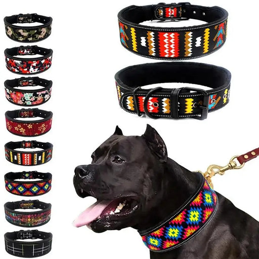 10 Colors Reflective Puppy Big Dog Collar With Buckle Adjustable Pet Collar For Small Medium Large Dogs Leash Dog Chain 2021 - Treko - 2021 trends, automatic leash, birthday gifts, casual leash, cat leash, color leash, colorful leash, cute cat leash, cute cate leash, cute dog leash, dogs birthday leash, fashion 2021, fashion leash, leash, leash 2021, leash for every dog, new trend 2021, nylon leash, stylish dog leash, trends 2021, trendy leash- Stevvex.com