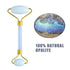 100% Natural Opal Clear Blue Roller Guasha Set - Massage Beauty Tools for Skin Firming Natural Glow and Stress Relief - ALLURELATION - 576, Face skin care tools, guasha scraper set, massage, opal jade roller se, Skin beauty tools, skin care, Skin care tools - Stevvex.com