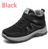 Mens Boots Winter Plush Warm Snow Boots Unisex Mens Womens Winter Work Casual Shoes High Top Rubber Ankle Boots Warm Snow Boot Winter Hiking Boots Lining Outdoor Anti Slip Snow Shoes