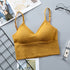 Soft Cotton Sports Bras For Women Push Up Solid Sports Bra Jogging Gym Women Sports Bra Girl Underwear Fitness Running Yoga Sport Tops