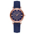 Womens Watches Bracelet Set Starry Sky Ladies Watch Casual Leather Student Quartz Wristwatch Luxury Fashion Minimalist Leather Strap Dress Analogue Quartz Round Elegant Watch
