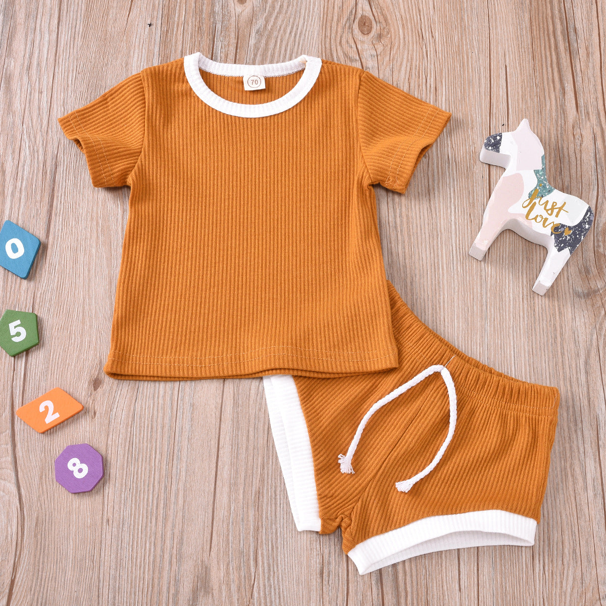 Two-piece Set For Infants And Toddlers Baby Modern Newborn Infant Kids Baby Girl Romper Jumpsuit Outfit Playsuit Clothes Set For Kid