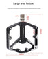 Bicycle Pedal Non-Slip  Bike Pedals Aluminum Alloy Flat Platform Applicable Waterproof Cycling Accessories Bike Pedals Road Bicycle Pedals Cleats Set Clipless Pedals Compatible With Road Bikes