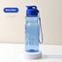 550ML Girl  Water Bottle Large Capacity Straw Cup Motivational Sports Water Bottles Time Marker Leak-proof  Fitness Drinking Large Capacity Water Bottle with Straw Time Scale Reminder Leakproof Gradient Space Cup for Outdoor Sports Fitness For Sports