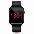 LED Electronic Sport Silicone Kids Watch Fashion Casual Outdoor Digital Display Watches Simple Kids Digital Watch Sport Led Simply Stylish Electronic Digital Wrist Watches For Women Ladies Teens Girls