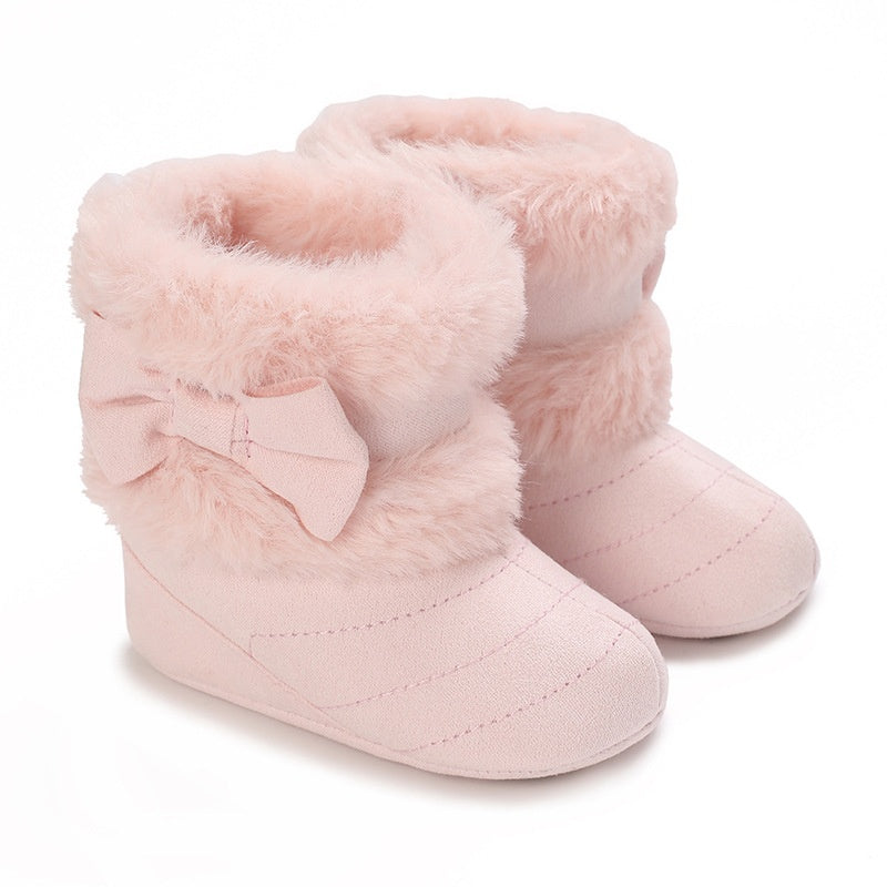 Baby Boots Winter First Walkers Tassel Baby Girls Shoes Snow Super Warm Pre walkers Soft Sole Boots for Girls Babies