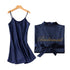 Bridal Bridesmaid Embroidered Suspended Sleepgown Elegant Wedding Bride Robe Lightweight Short Silk Sleepwear Women Indoor Bathrobes