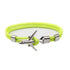 Modern Fashion Airplane Anchor Bracelets Men Charm Rope Chain Paracord Bracelet Women Male Air Force Style Wrap Metal Sport Hook Gift