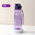 550ML Girl  Water Bottle Large Capacity Straw Cup Motivational Sports Water Bottles Time Marker Leak-proof  Fitness Drinking Large Capacity Water Bottle with Straw Time Scale Reminder Leakproof Gradient Space Cup for Outdoor Sports Fitness For Sports