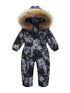 Modern Trend NEW Children's Clothing Jacket Snow Wear Coat Jumpsuit for Girls And Boys Winter Ski Suit For Kids