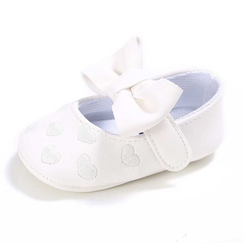 Baby Shoes Cute Bowknot Newborn Shoes Soft Bottom Anti Slip Toddler Girls Princess Shoes
