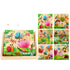 Nine Blocks Six-sided 3D Wooden Cube Puzzle Toys Wood Hexahedron 3D Building Block Puzzle For Children Aged 3 4 5 6  For Children Kids Educational Toys Funny Games