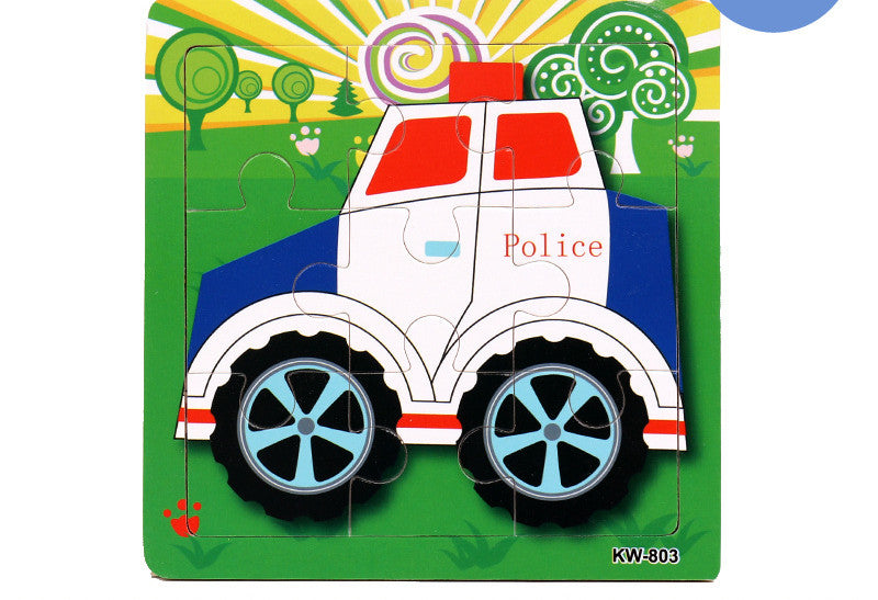 Wooden Puzzle Animals Jigsaw Puzzle Early Childhood Parent-child Toys Animal Wooden Puzzles For Children In Wooden 3D Mosaic Puzzles Kids Educational Toys Design  For Baby Birthday Gifts