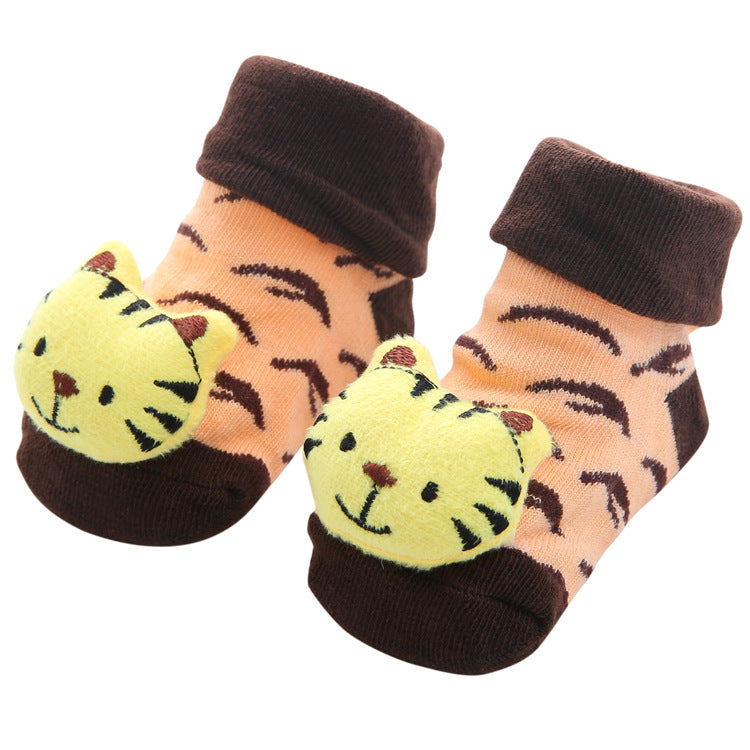 Colorful Newborn Cotton Cartoon Cute Anti Slip Sock Toddler Baby Comfortable Socks Shoes Elastic Soft Socks