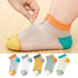 5 Pairs Comfortable Dot Kids  5 Pair Socks Summer Thin Soft Breathable Cotton Fashion Baby Socks Toddler Girls
