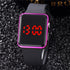 LED Electronic Sport Silicone Kids Watch Fashion Casual Outdoor Digital Display Watches Simple Kids Digital Watch Sport Led Simply Stylish Electronic Digital Wrist Watches For Women Ladies Teens Girls