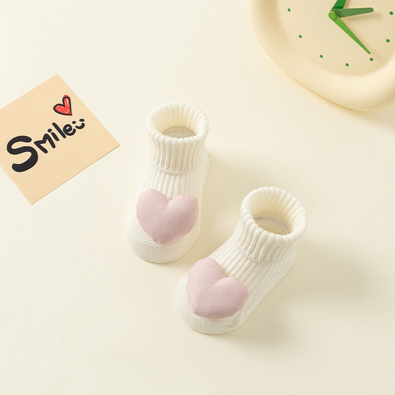 New Fluffy Cotton High Quality Baby Socks Cartoon Fruit Print Rubber Anti Slip Infant Socks For Children Boys And Girls Great Gift