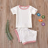 Two-piece Set For Infants And Toddlers Baby Modern Newborn Infant Kids Baby Girl Romper Jumpsuit Outfit Playsuit Clothes Set For Kid
