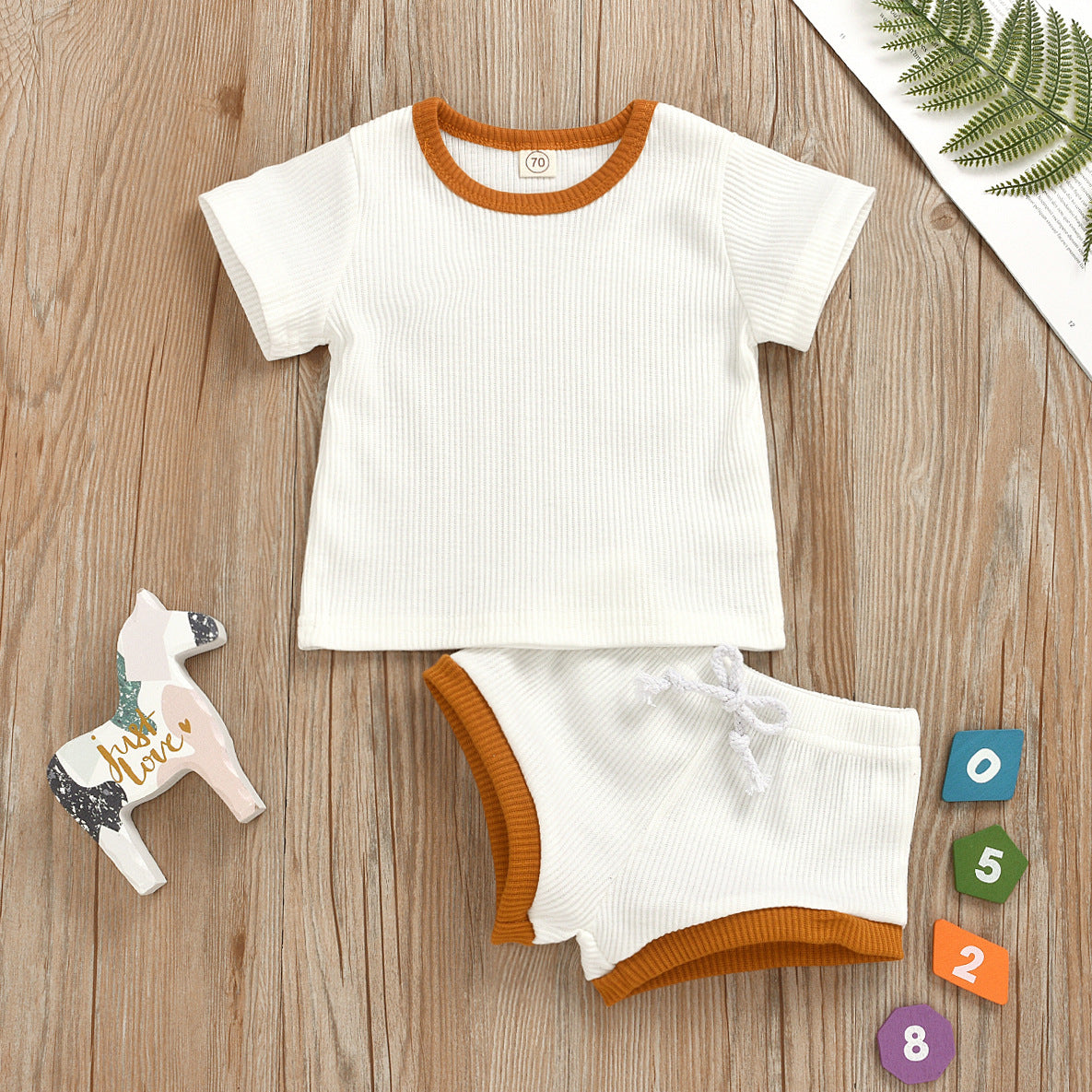 Two-piece Set For Infants And Toddlers Baby Modern Newborn Infant Kids Baby Girl Romper Jumpsuit Outfit Playsuit Clothes Set For Kid