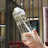 Portable Large-capacity Water Bottle Sports Straw Cups Student Plastic Water Cups Drop-resistant Leak-proof Water Bottle with Straw Outdoor Water Bottle Plastic Portable Water Cup Dinkware
