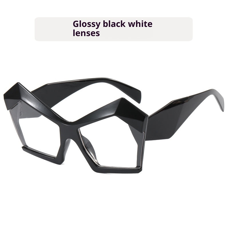 Oversized Square Cateye Polarized Sunglasses Big Trendy Style Fashionable Personality Big Frame Sunglasses New Fashionable & Popular Street Style Sunglasses For Women