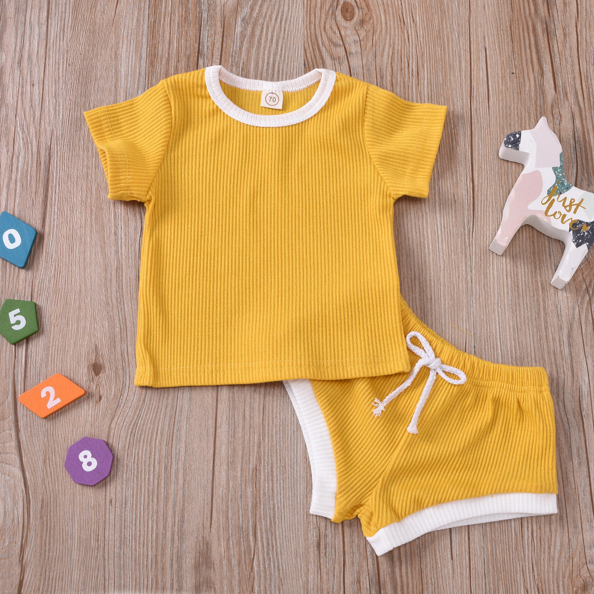Two-piece Set For Infants And Toddlers Baby Modern Newborn Infant Kids Baby Girl Romper Jumpsuit Outfit Playsuit Clothes Set For Kid