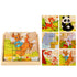Nine Blocks Six-sided 3D Wooden Cube Puzzle Toys Wood Hexahedron 3D Building Block Puzzle For Children Aged 3 4 5 6  For Children Kids Educational Toys Funny Games
