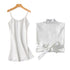 Bridal Bridesmaid Embroidered Suspended Sleepgown Elegant Wedding Bride Robe Lightweight Short Silk Sleepwear Women Indoor Bathrobes
