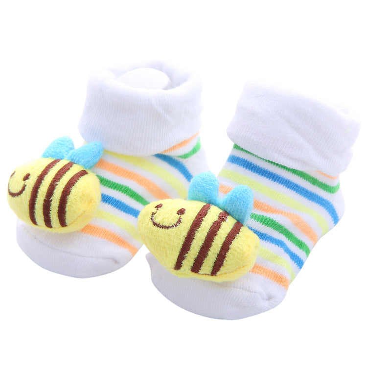 Colorful Newborn Cotton Cartoon Cute Anti Slip Sock Toddler Baby Comfortable Socks Shoes Elastic Soft Socks