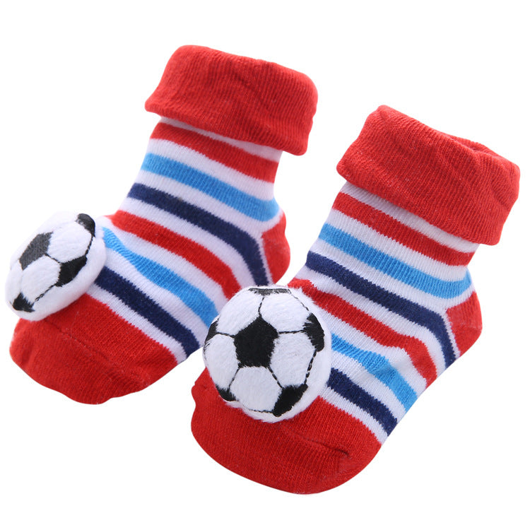 Colorful Newborn Cotton Cartoon Cute Anti Slip Sock Toddler Baby Comfortable Socks Shoes Elastic Soft Socks