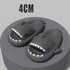 New Men and Women Summer Slippers Lovely Shark Shape Slides Outdoor Women Shoes Flip Flops Lightweight Open Toe Beach Pool Slides Sandals Shark Shower Slipper