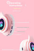 Interesting New Kids Headphones Wireless Bluetooth In Cat Ears Headphones Style With Noise Reduction Live Breathing Lights Glare and LED Lights