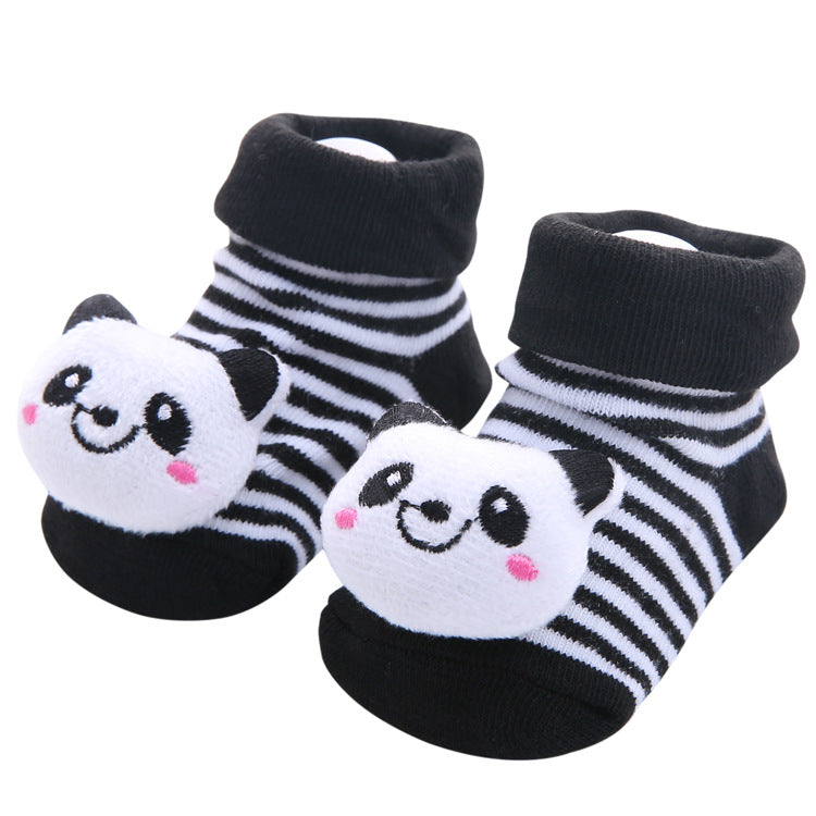 Colorful Newborn Cotton Cartoon Cute Anti Slip Sock Toddler Baby Comfortable Socks Shoes Elastic Soft Socks