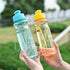 550ML Girl  Water Bottle Large Capacity Straw Cup Motivational Sports Water Bottles Time Marker Leak-proof  Fitness Drinking Large Capacity Water Bottle with Straw Time Scale Reminder Leakproof Gradient Space Cup for Outdoor Sports Fitness For Sports