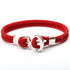 Amazing Multilayer Anchor Bracelets Charm Survival Rope Chain  Fashion Jewelry Bracelet Men For Women Best Gift
