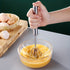 Unique Design Semi-automatic Egg Beater 304 Stainless Steel Egg Whisk Manual Hand Mixer Self Turning Egg Stirrer Kitchen Accessories Egg Tools