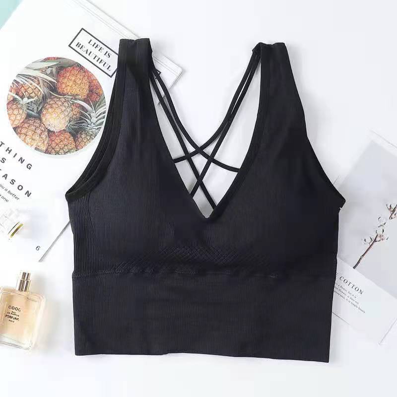 Women Sports Bra Sexy Brathable Sports Top Yoga Bra Push Up Top Female Gym Fitness Sports Underwear Female Seamless bra