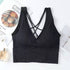 Women Sports Bra Sexy Brathable Sports Top Yoga Bra Push Up Top Female Gym Fitness Sports Underwear Female Seamless bra