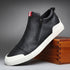 Mens Casual Winter Warm Ankle Boots Fashion Snow Boots Outdoor Footwear Black Sneakers Men's Leather Lined Warm Anti-slip Outdoor Work Shoes