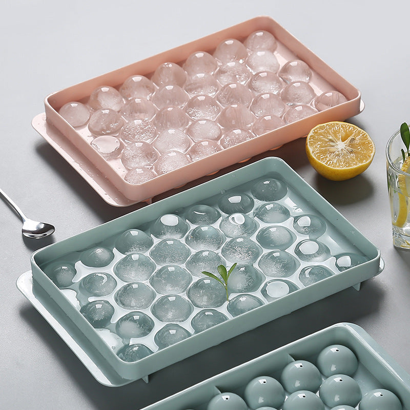Amazing Ice Tray 3D Round Ice Molds Home Bar Party Use Round Ball Ice Cube Makers Kitchen DIY Ice Cream Moulds Plastic Molds Ice Tray 14 Grid 3D Round Ice Molds Home Bar Party Use Round Ball Ice Cube Makers Kitchen Ice Cream Moulds