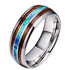 Luxury Handmade 925 Sterling Silver Wood Men Rings Stainless Steel Wood Grain Fashion For  Women Rings In Modern  Jewelry Design