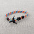 Modern Fashion Airplane Anchor Bracelets Men Charm Rope Chain Paracord Bracelet Women Male Air Force Style Wrap Metal Sport Hook Gift