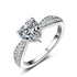 New 925 Sterling Silver Luxury Zircon Diamond Ring Elegant Wedding Fine Epic Jewelry Design