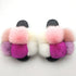 New SeasonSummer Women Slippers Faux Fur Slides For Women Fluffy Slippers House Shoes Woman Slippers Open Toe Fuzzy Fur Slippers Girls Fluffy House Slides Outdoor Indoor Slippers