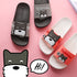 Kids Summer Dog Slippers Slide Beach Flip Flops Comfortable Thick Sole Girls Flat Shoes Quick-Dry Flip Flop Slides Water Resistant All-Day Comfort Fit Wet Grip Soles