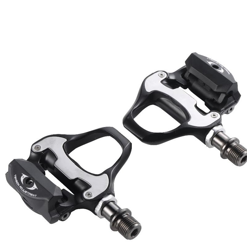 Carbon Fiber Bike Pedal Suitable For Self-Locking Professional Bicycle Pedals Road Bike Pedal High Quality Ultralight Road Bike Pedal Clipless Delta Pedals Aluminum Alloy Bicycle Pedals Cleats Set For Road Bike