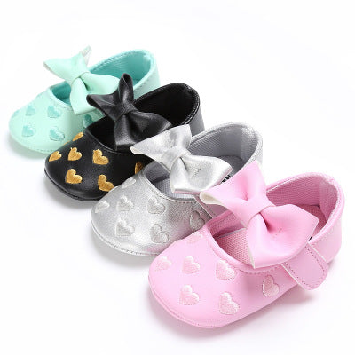 Baby Shoes Cute Bowknot Newborn Shoes Soft Bottom Anti Slip Toddler Girls Princess Shoes